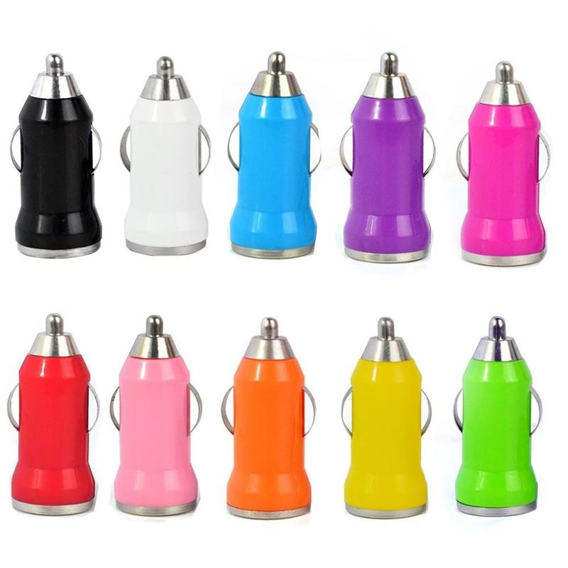 Vehicle Travel USB IN Car Charger Adapter In Bullet Shape
