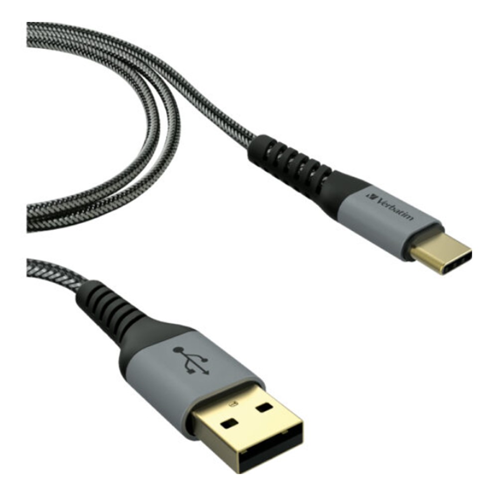 Verbatim 66117 200cm Tough Max E-Marker Kevlar USB to Type-C Cable