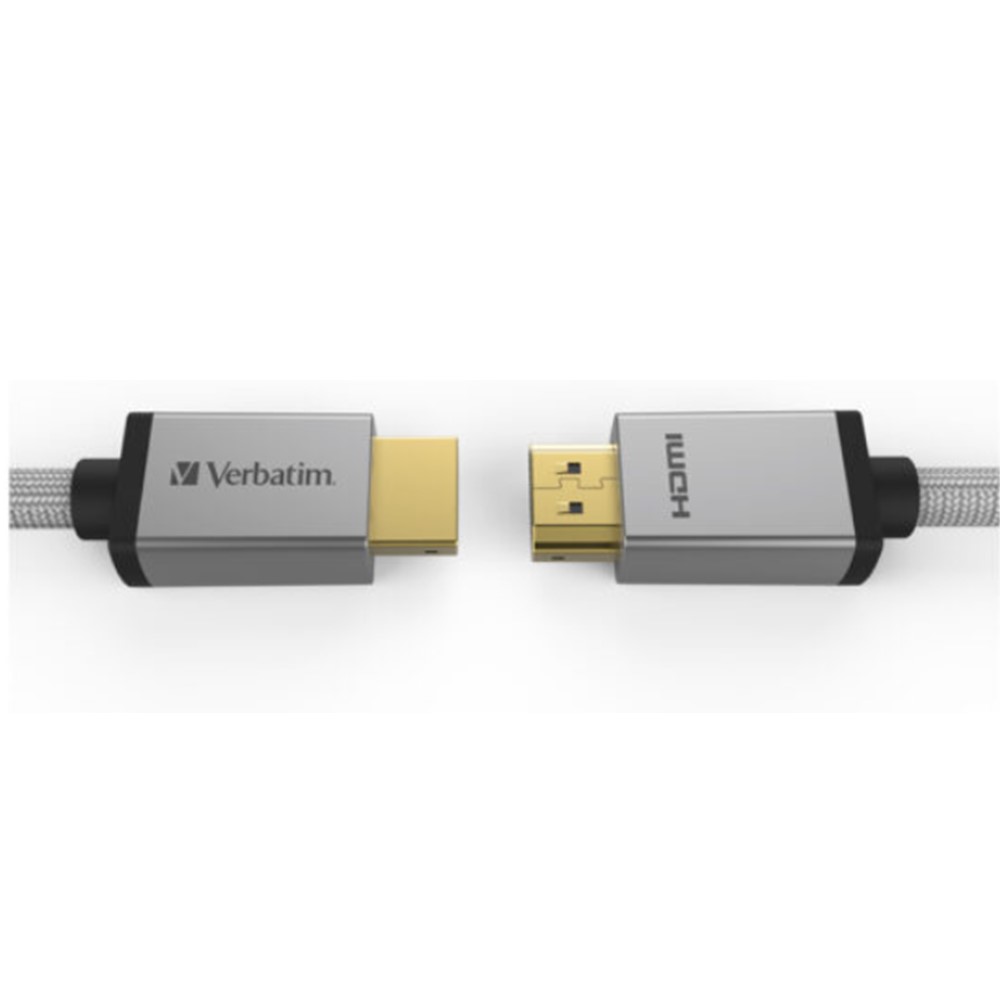 Verbatim 66319 200cm 8K HDMI 2.1 Cable with Ethernet - Grey