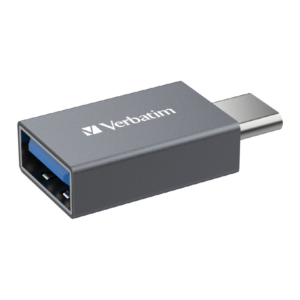 Verbatim 66627 4-in 1 USB Hub with Type-C Converter - Grey