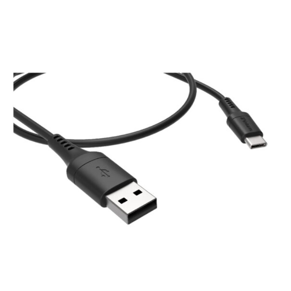 Verbatim 66668 120cm Sync &amp; Charge USB to Type-C PVC Cable - Black