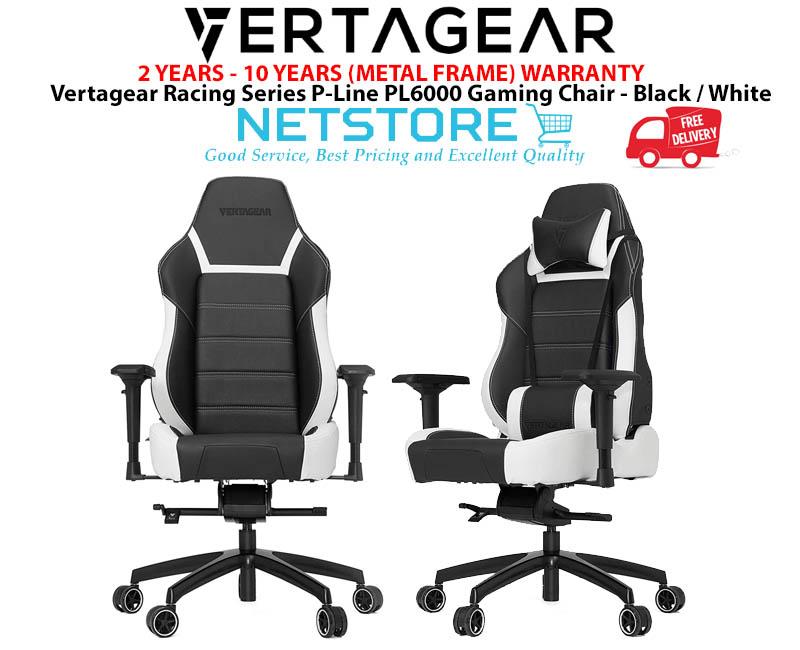 Vertagear Racing Series P Line Pl6000 Gaming Chair Black White