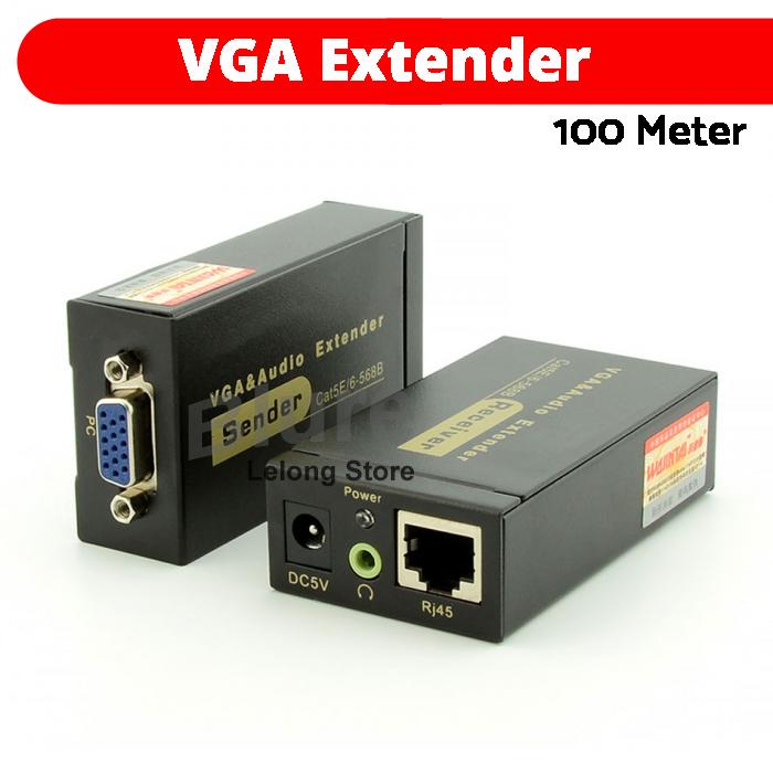 Vga Splitter Multi Point Extender Cat5 A V Distribution Amplifier Remote Monitor