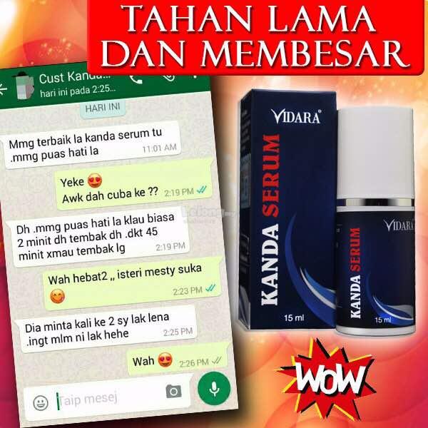 VIDARA KANDA SERUM UNTUK LELAKI -KUAT