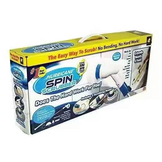 Ville Hurricane Spin Scrubber Wireless And 360 Cordless Rechargeable