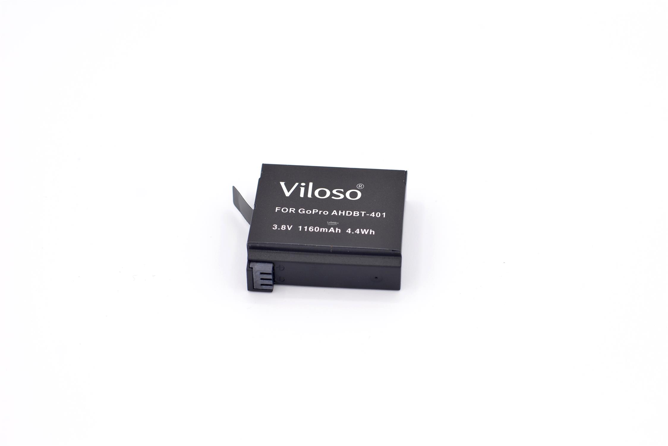 Viloso AHDBT-401 Rechargeable Battery for GOPRO HERO 4 Action Camera