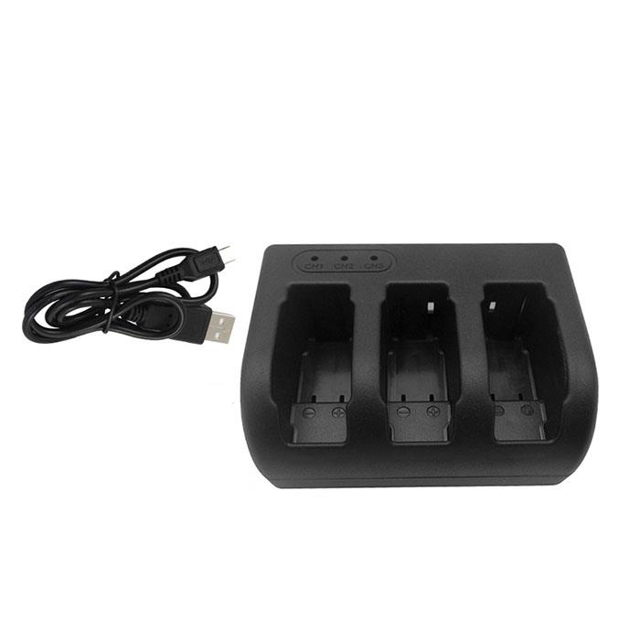 Viloso Triple Battery Charger for Gopro Hero 5 Camera (AHDBT-501)