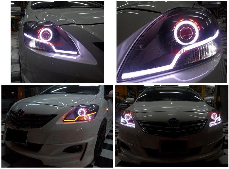 Vios 07 Head Lamp Cool Starline DRL 2-Function [No Projector]