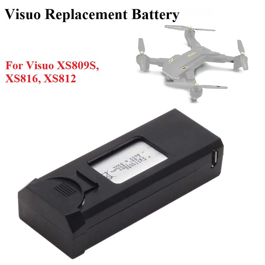 VISUO 3.85v 1800mah Lipo Battery For XS809S XS816 XS812 Quadcopter Drone