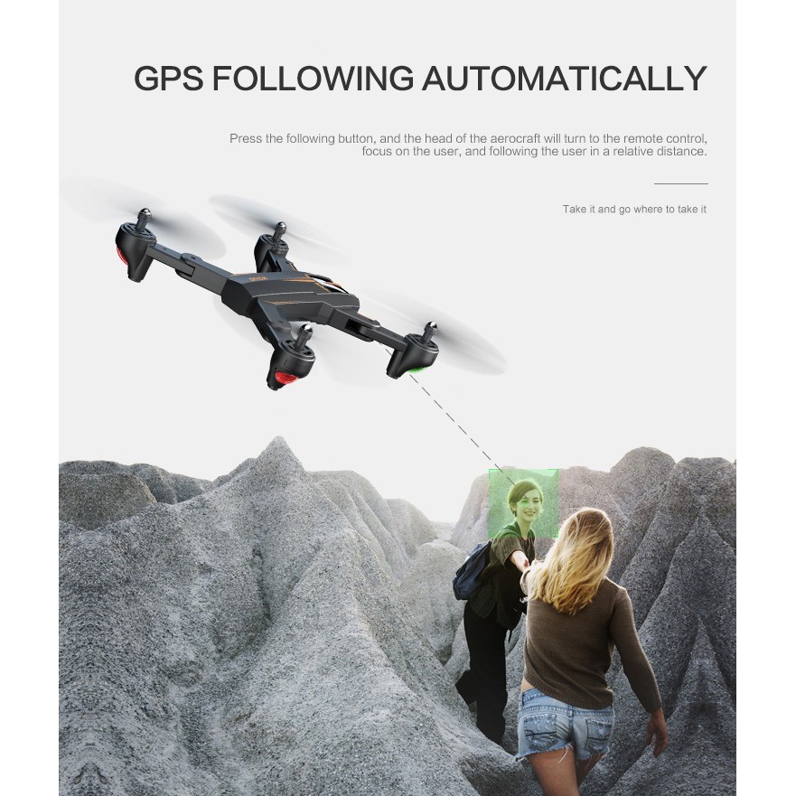 Visuo XS812G 4K Ultra HD Camera WIFI FPV GPS Drones HD camera Gesture Shooting