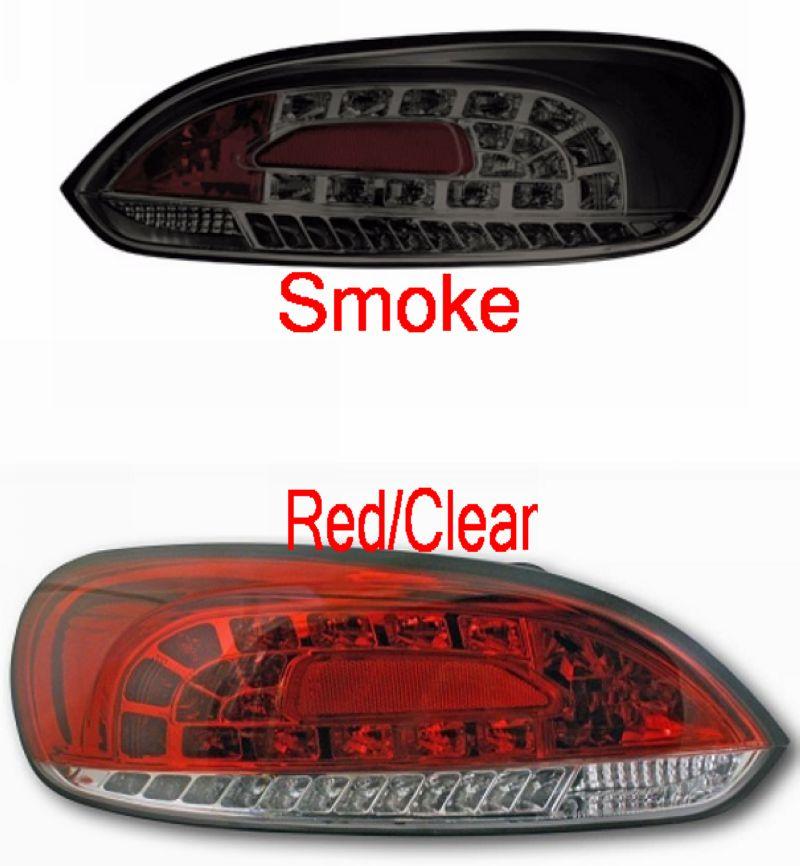 Volkswagen Scirocco '09 Crystal LED Tail Lamp Red-Clear/Smoke