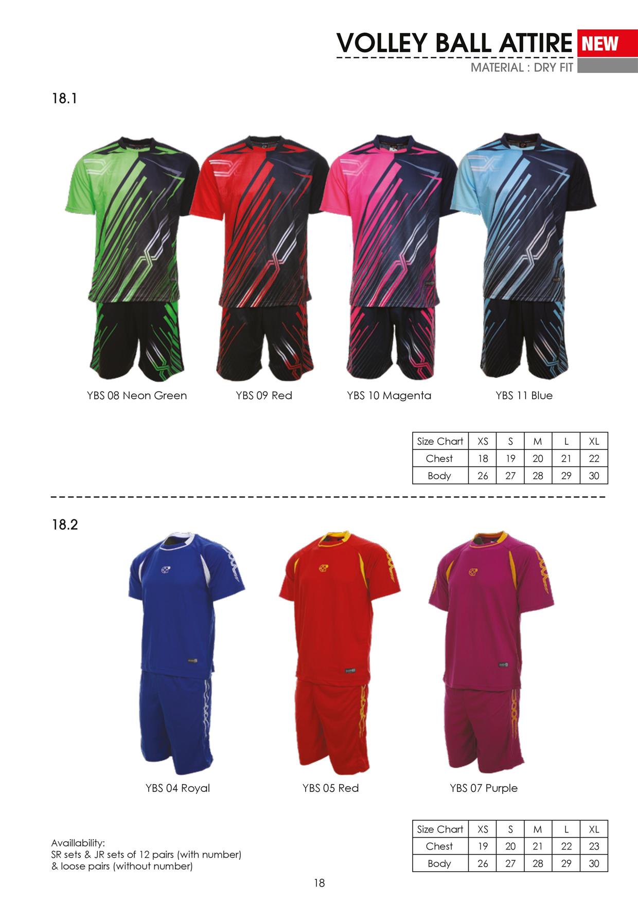  Baju  Jersey Bola Tampar