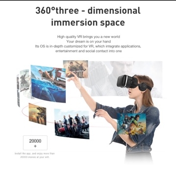 VR Shinecon 6.0 headset VR Glass helmet 3D