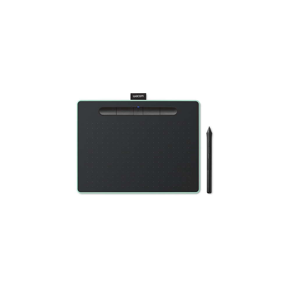 Wacom CTL-6100WL/E0-CX Intuos Medium Pen Tablet w Bluetooth -Pistachio