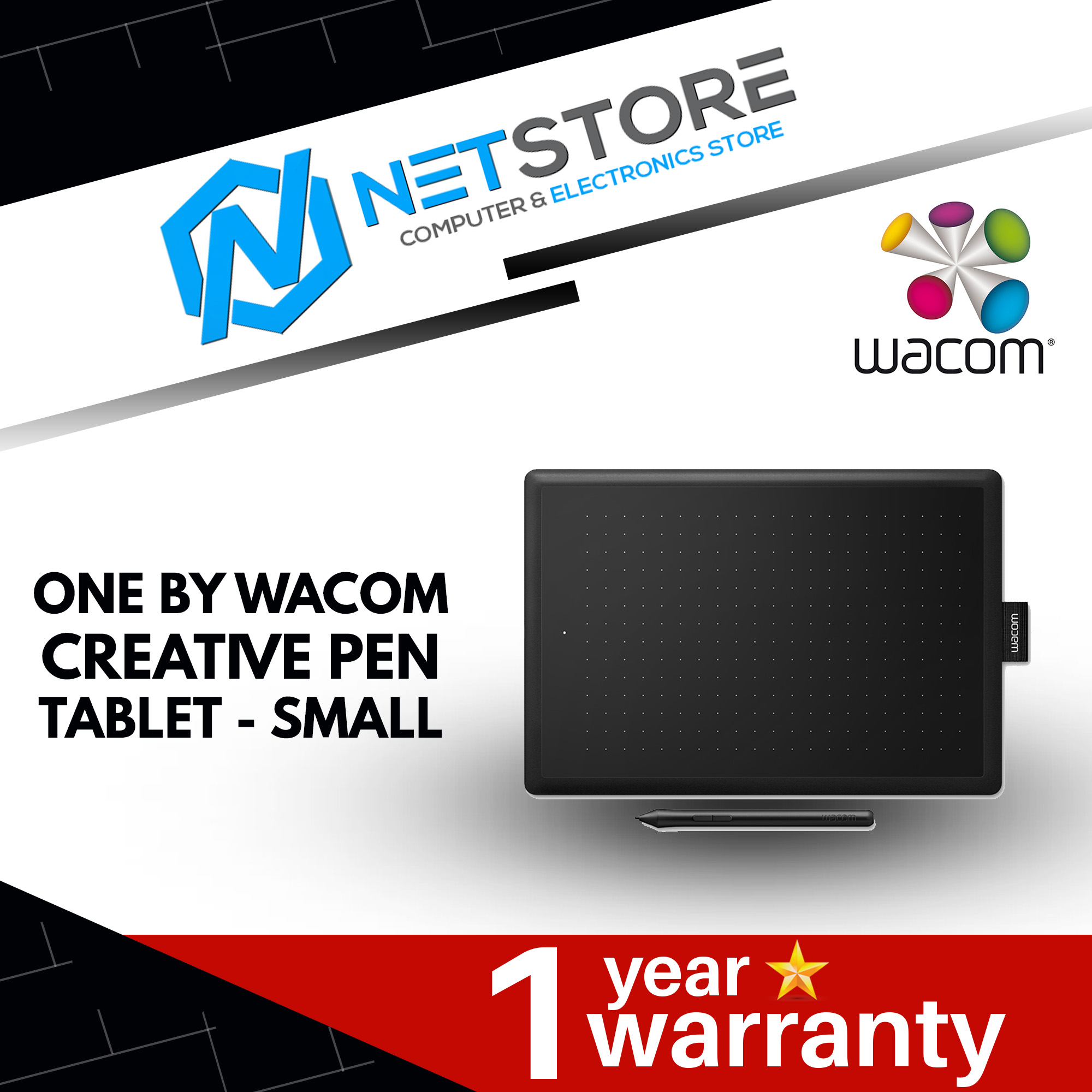 WACOM - ONE BY WACOM CREATIVE PEN TABLET SMALL - CTL-472/KO