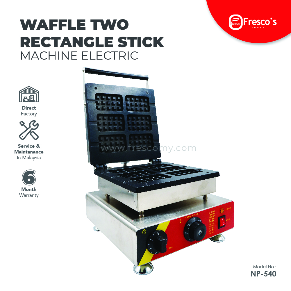 Waffle Rectangle Stick Machine Electric