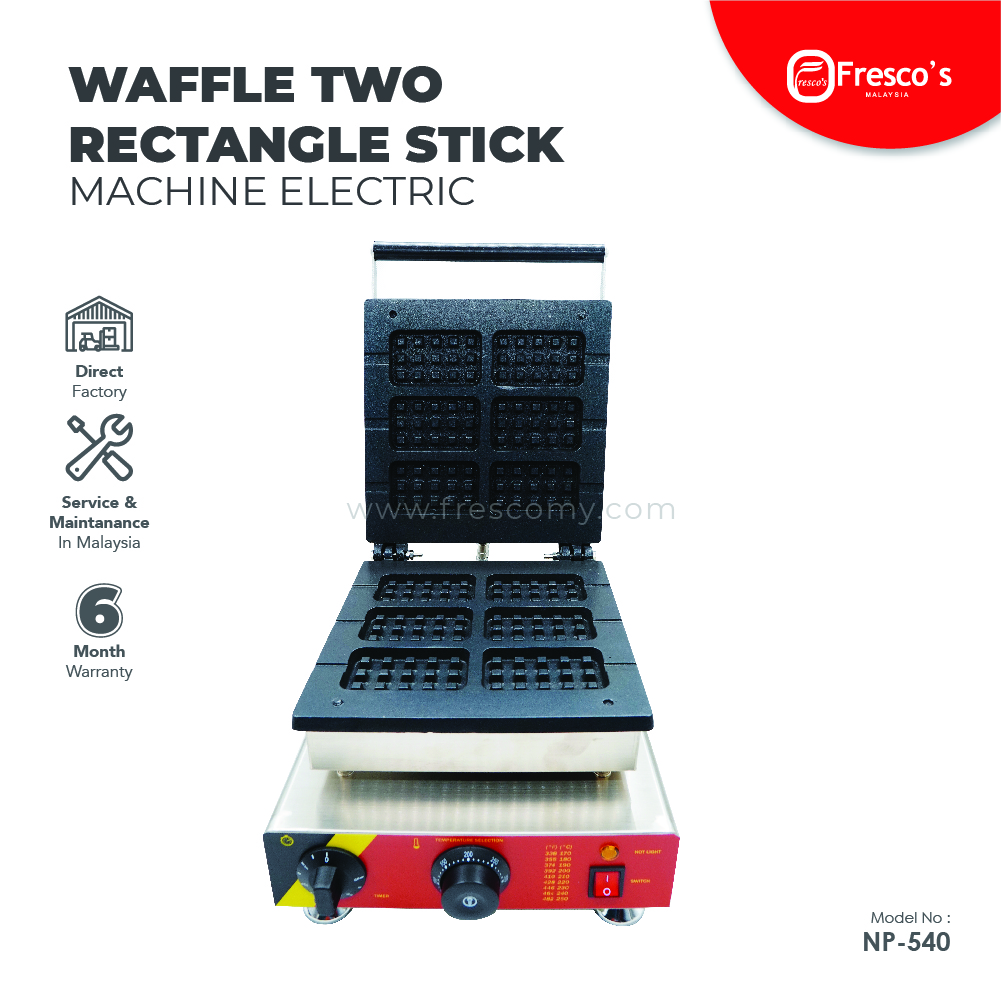 Waffle Rectangle Stick Machine Electric