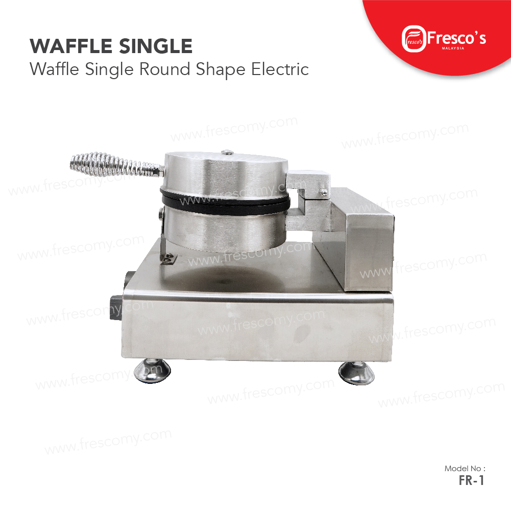 Waffle Round Single Head Machine Electric