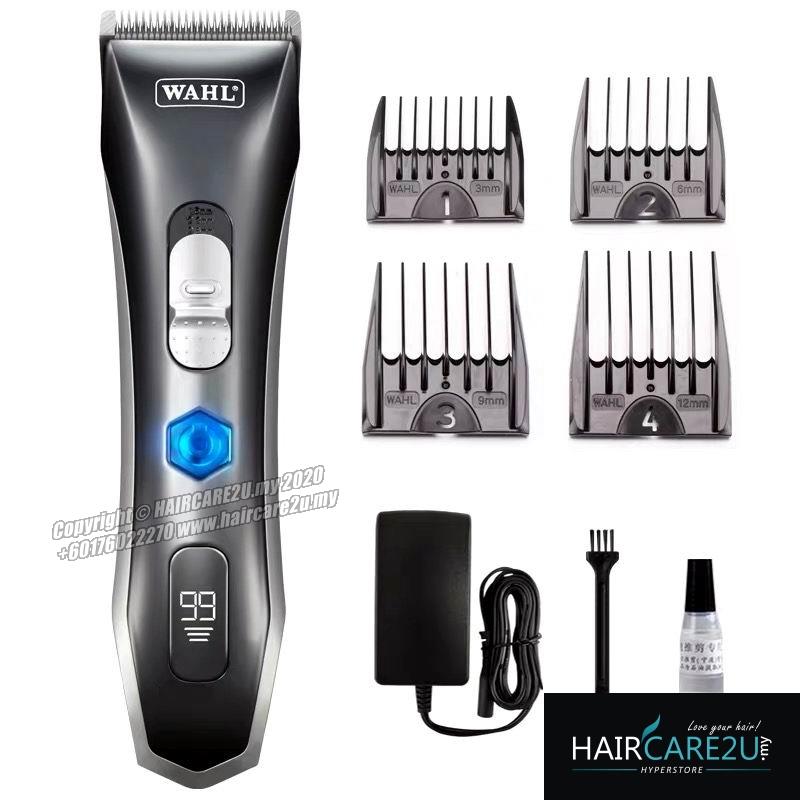 Wahl 2228 Professional LCD Cordless Hair Clipper (FREE 120ml Wahl Oil)
