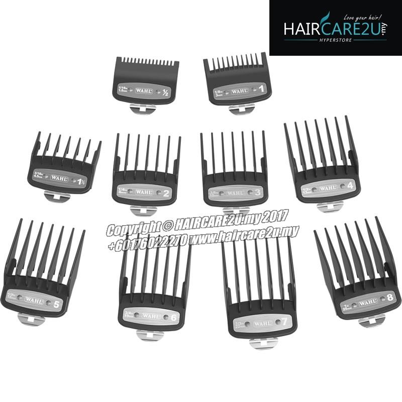Wahl Barber 10 Pack Premium Cutting Guide Attachment Comb (USA Import)