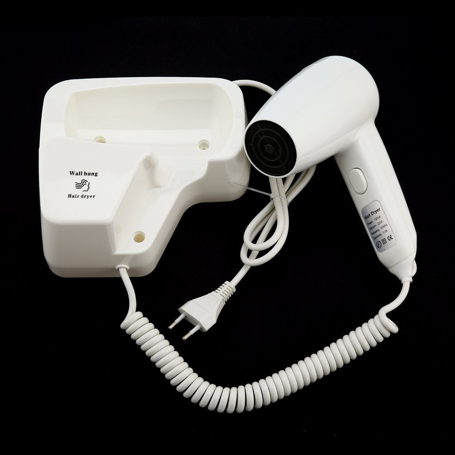 Wall Mounted Hair Dryer 1300W Household Hanging Electric Blower For Hotel