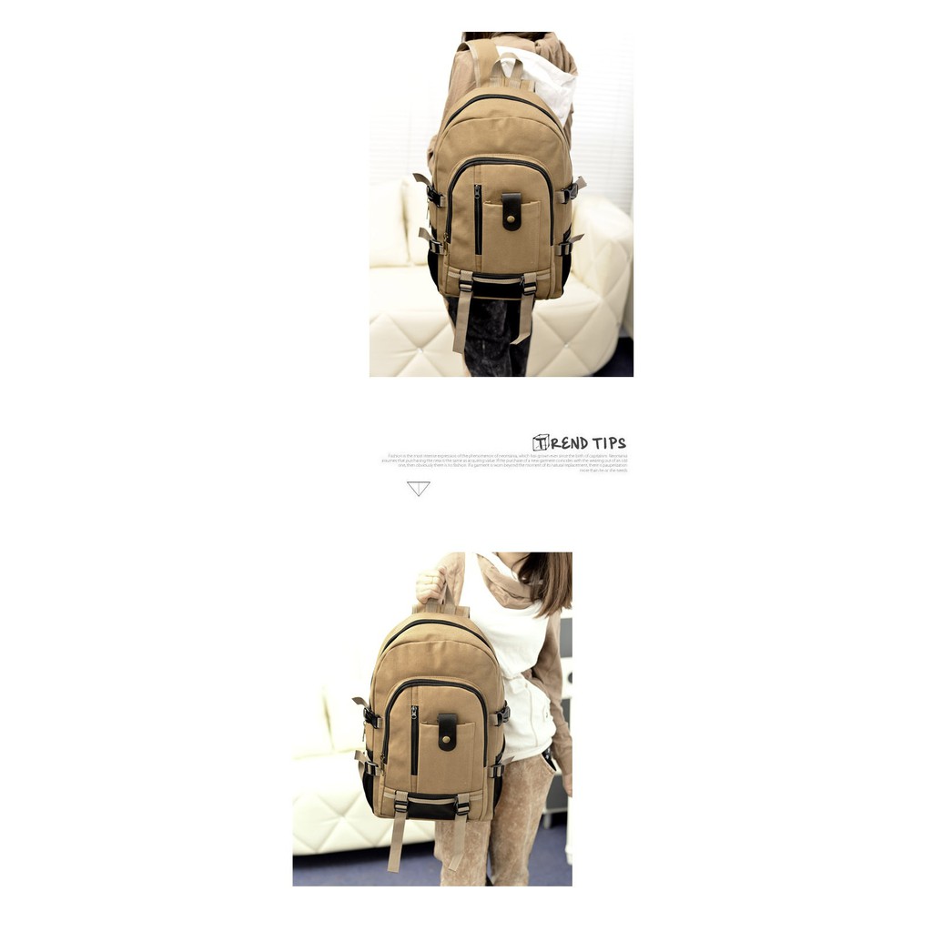 Warbase BP07 Casual Canvas Backpack