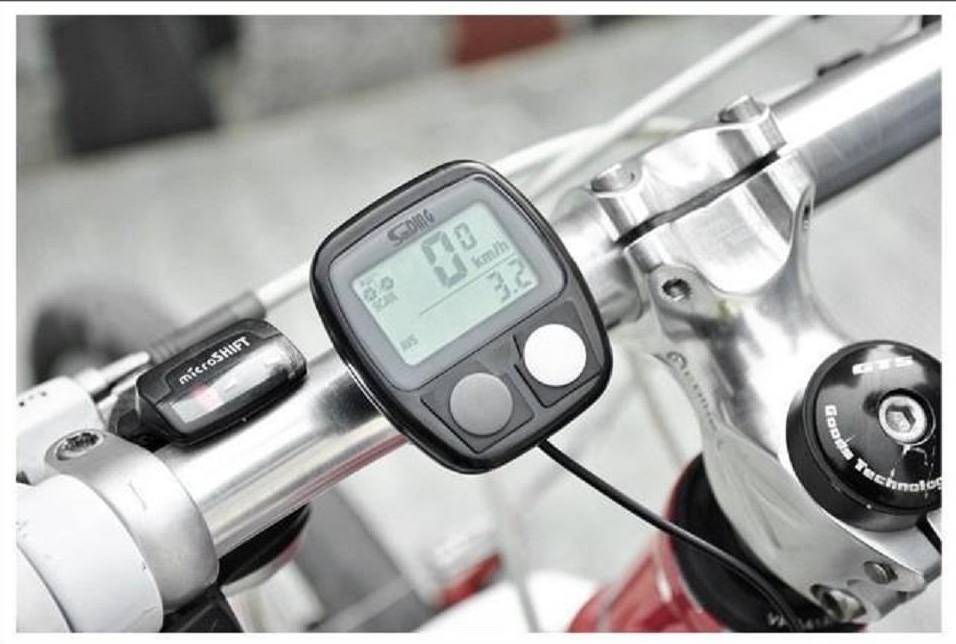 Waterproof LCD Cycling Bike Bicycle Computer Odometer Speedometer 14 F