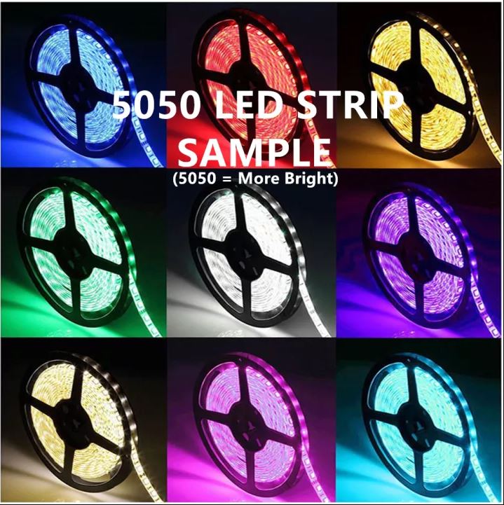 Waterproof RGB LED Strip Light With 24 / 44 Key Remote &amp; Power Supply