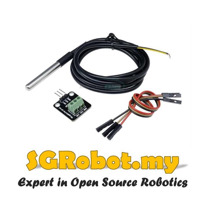 Waterproof Temperature Probe / Sensor DS18b20 Module Kit For Arduino