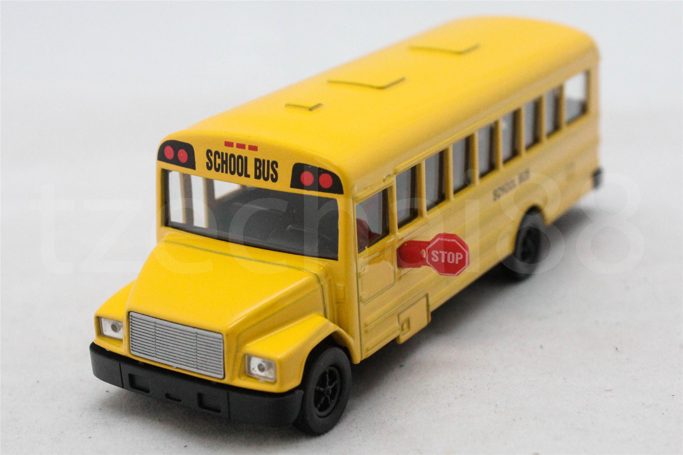 Welly 1:34-1:39 DIECAST School Bus Yellow Color Model COLLECTION New Gift