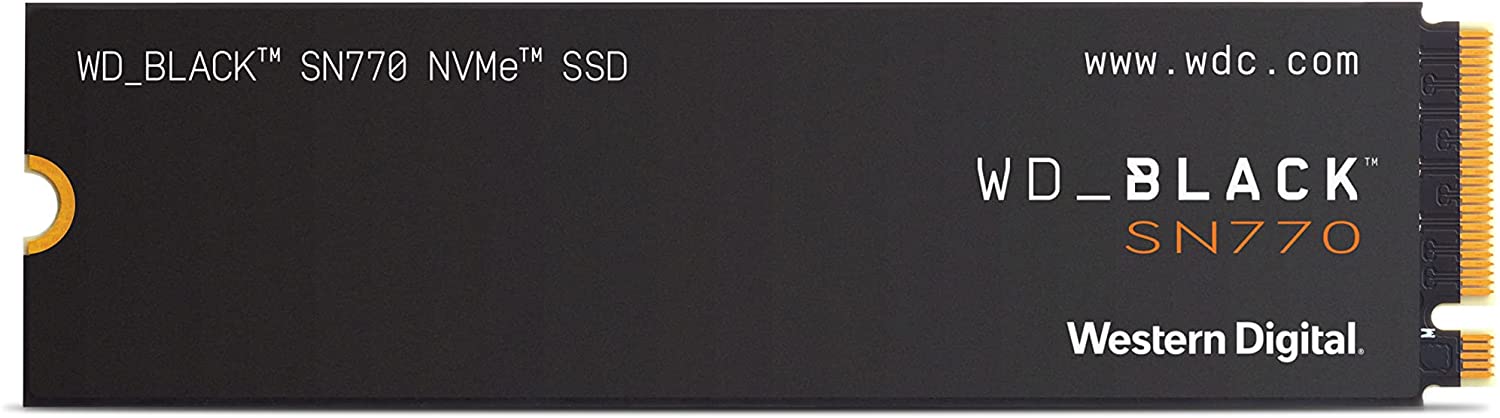 WESTERN DIGITAL WD BLACK SN770 M.2 500GB PCIE GEN4 SOLID STATE DRIVE