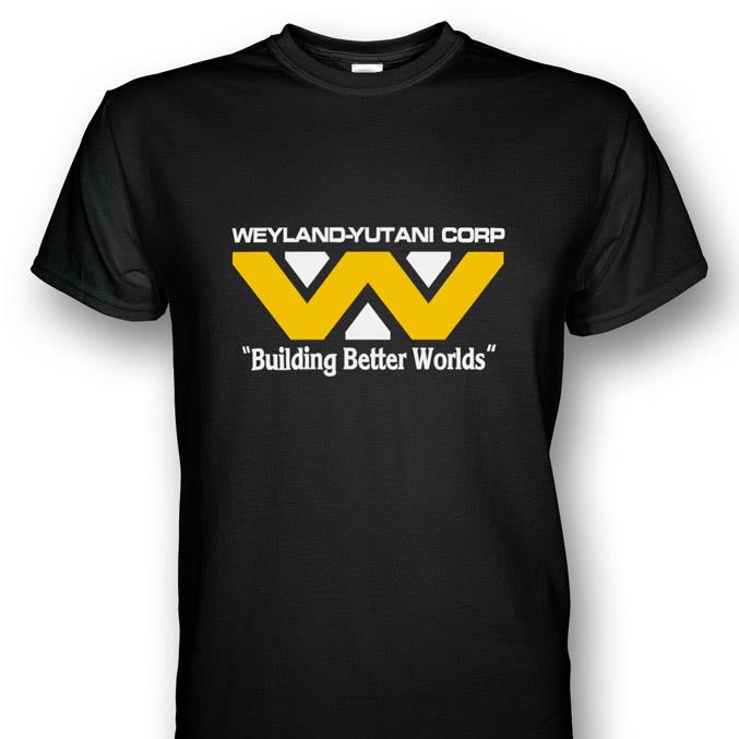 Weyland Corporation T-shirt White/Yellow Print