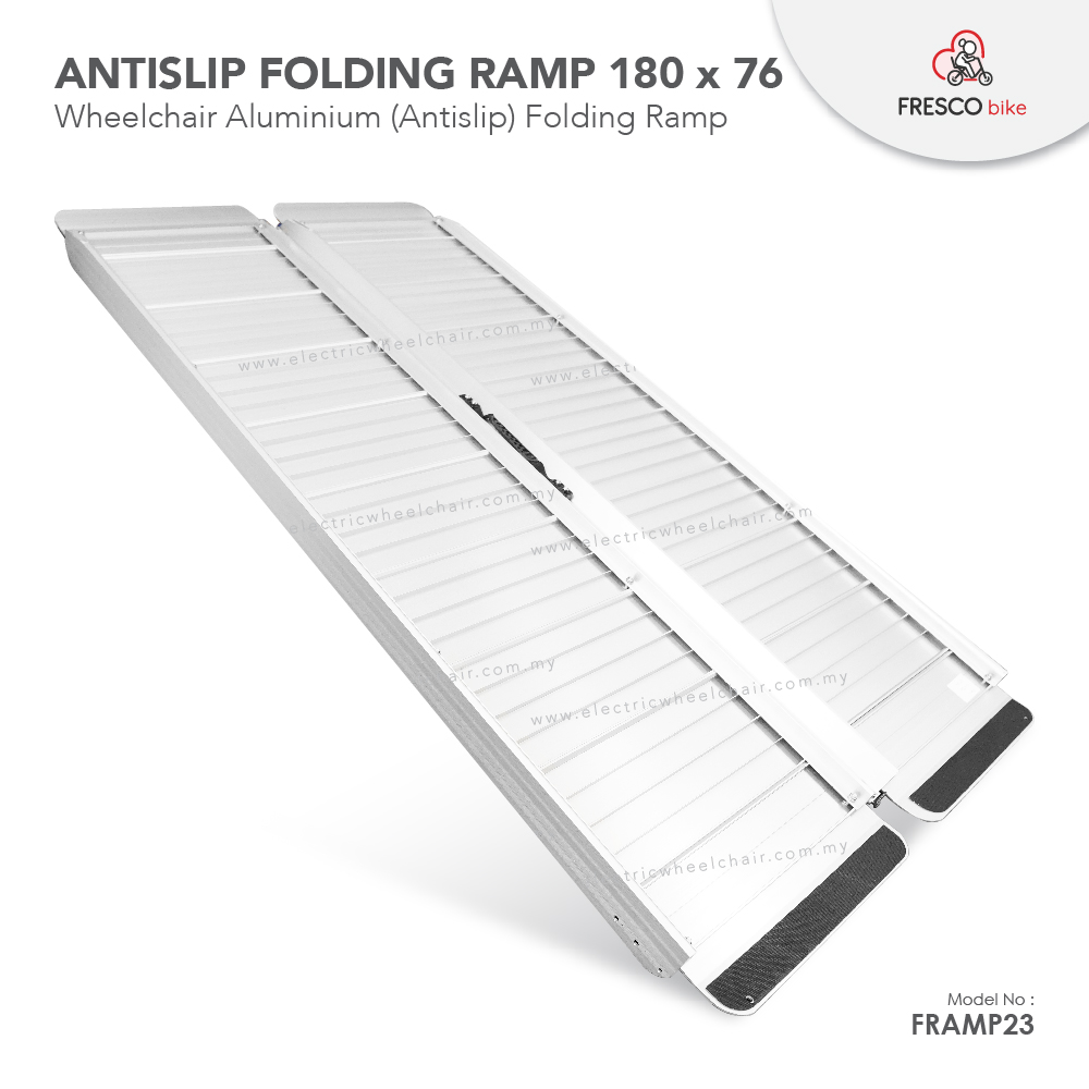 Wheelchair Ramp Aluminium Portable (Antislip) 180 x 76cm