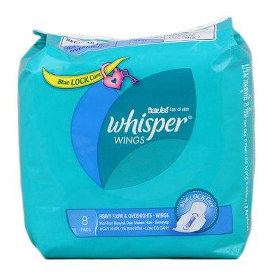 whisper pads heavy flow overnight end 5 12 2019 7 51 am whisper pads heavy flow overnight end 5 12 2019 7 51 am