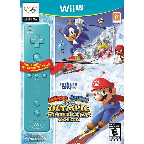Wii U Mario  &amp; Sonic Sochi 2014 Olympic Winter (with Remote Plus)