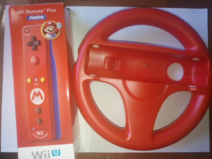 Wii U Remote Plus Mario Kart With Wheel (new price)