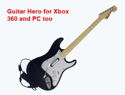 guitar hero guitar xbox 360 wired