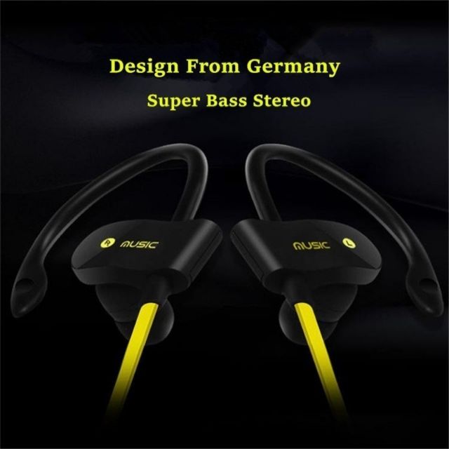 Wireless Bluetooth Headset Sport Stereo Ear Hook Earphone IPhone Samsung Huawe