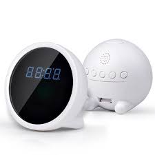 Wireless Wifi Table Clock with Real-time Display Hidden Camera