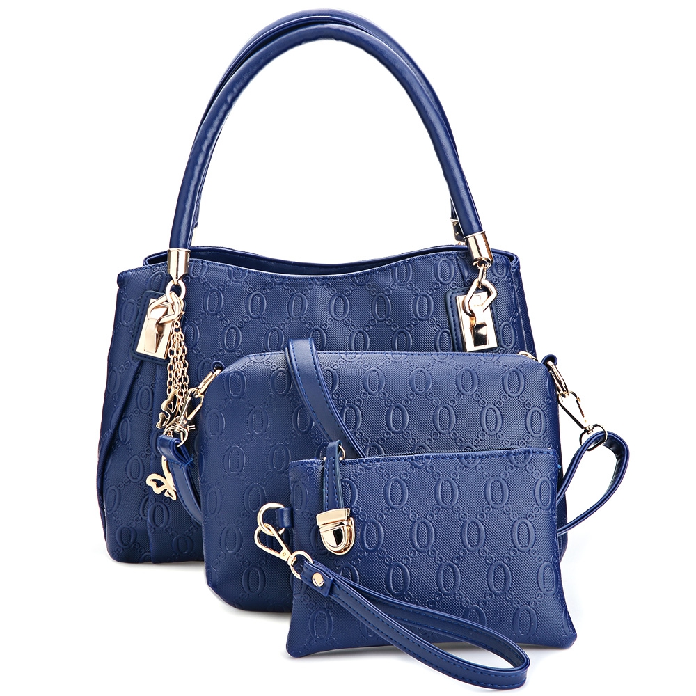 Women 3pcs Tote Bag Pu Leather Han End 12 23 2020 00 Am Women 3pcs Tote Bag Pu Leather Handbag Purse Bags Set Blue