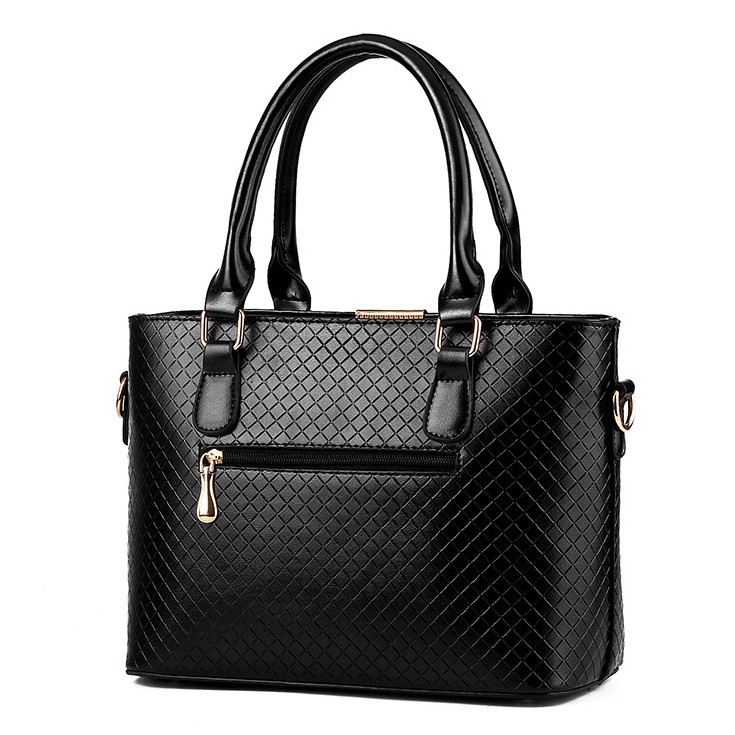 Women Bags Set 3 in 1 Classic PU Leather Handbag Sling Bag Pouch