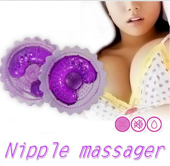 Women Female Sex Vibrating Nipple Massager , Breast Massage