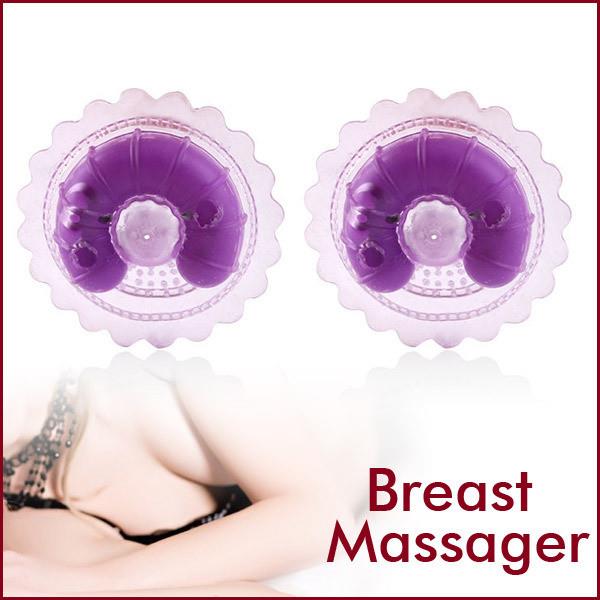 Women Female Sex Vibrating Nipple Massager , Breast Massage