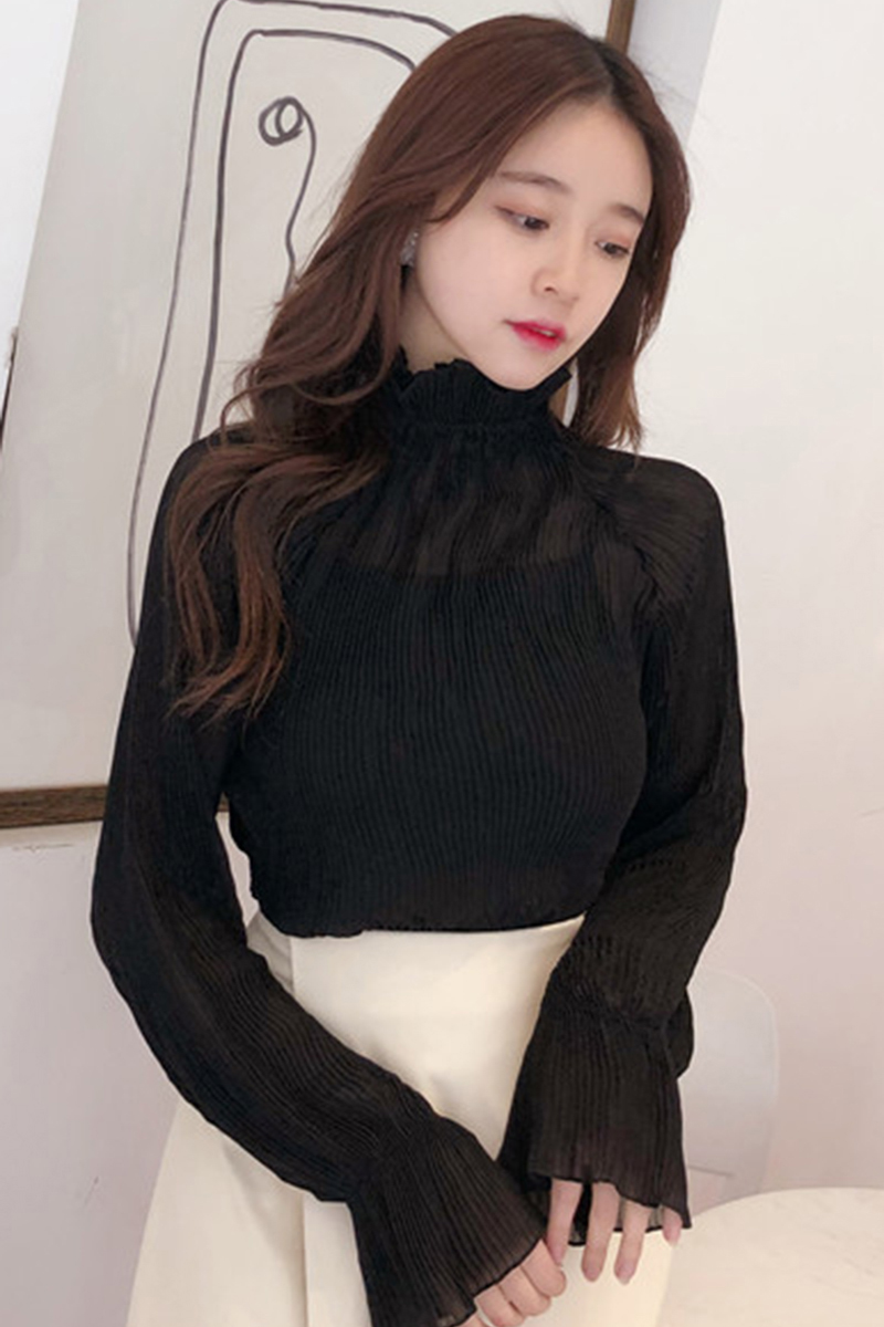 Women Korean Fashion Sleeve Collar P (end 7/2/2021 12:00 AM)