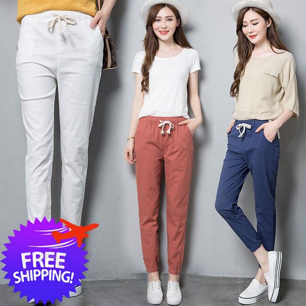 slim fit ankle trousers