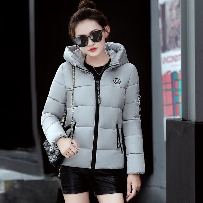 Women Lady Winter Jacket Hooded Jaket Sejuk Wanita Remaja Slim Fit