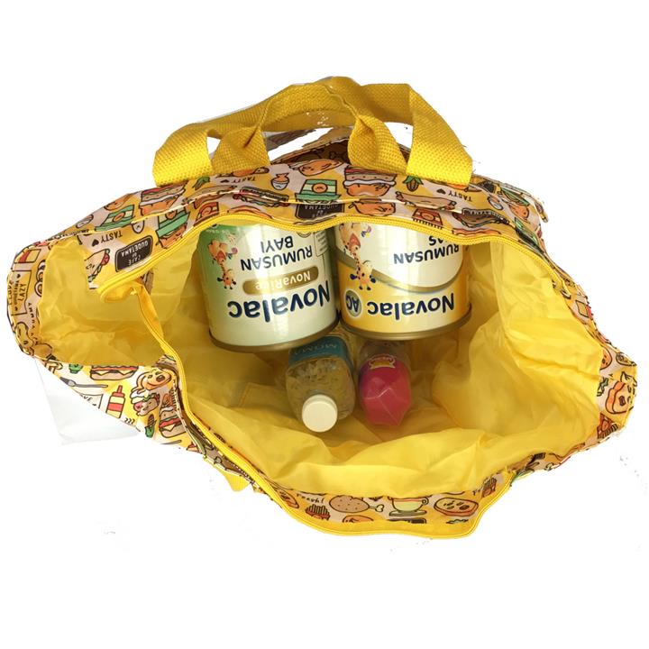 Women Large Foldable Bag / Travel Bag (Yellow)