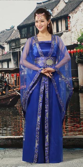 Women Woman Chinese Traditional Princess Old Dress Uniform Costume 
