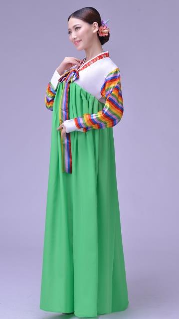 Women Woman Korea Traditional Hanbok Old Dress Uniform Costume   