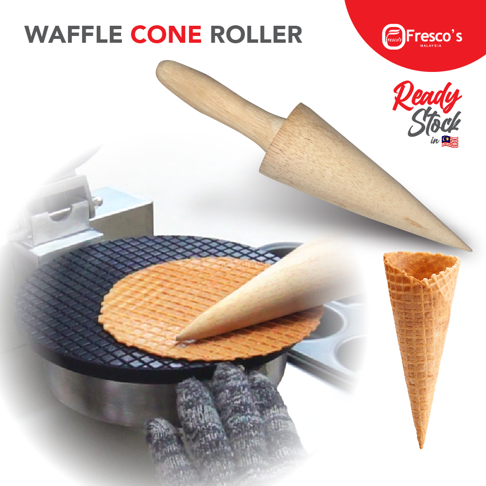 Wooden Ice Cream Cone Roller / Waffle Cone Roller